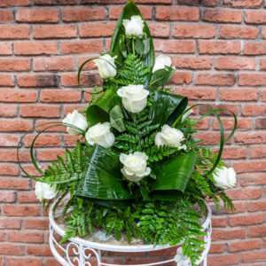 Centro de Rosas Blancas 30 euros