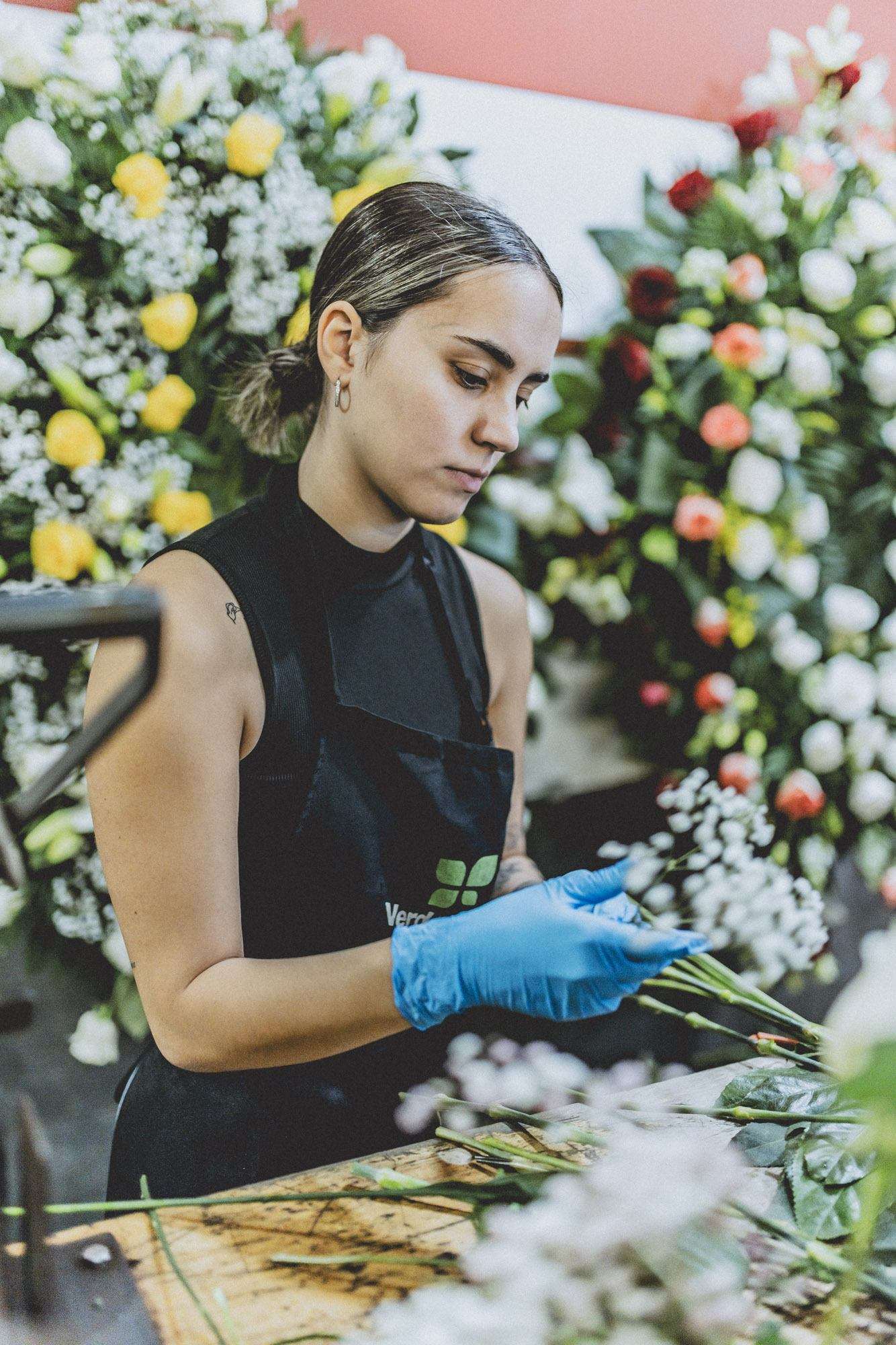 Xuncos floristería equipo trabajando 37